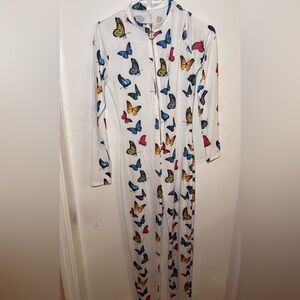 Colorful Butterfly Print Onesie